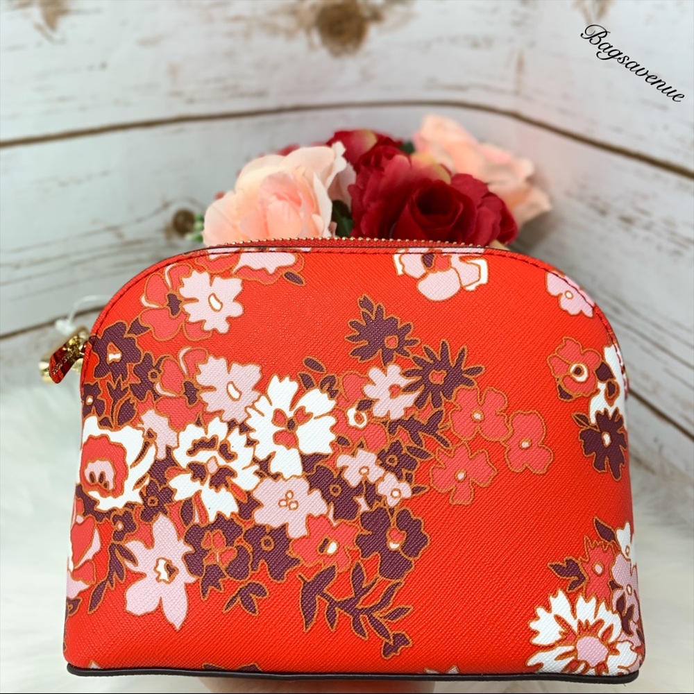 Michael Kors Emmy travel pouch dark sangria red - Picture 7 of 7